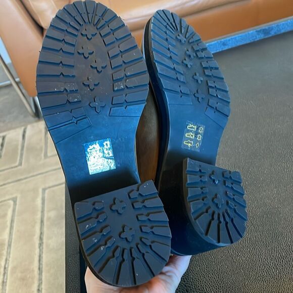 Madewell Carina Chelsea Lug boots burled wood color size 7.5 - Picture 7 of 10